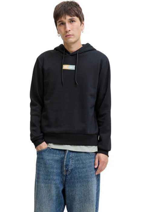 Hanorac JACK &JONES Pan Sweat Hood - 12278618-Black [1]