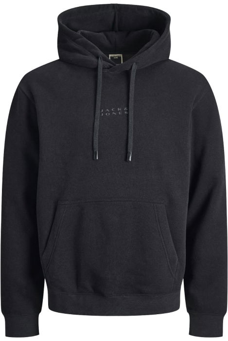 Hanorac JACK &JONES Point Badge Hood Bf - 12285665-Black JJ [1]