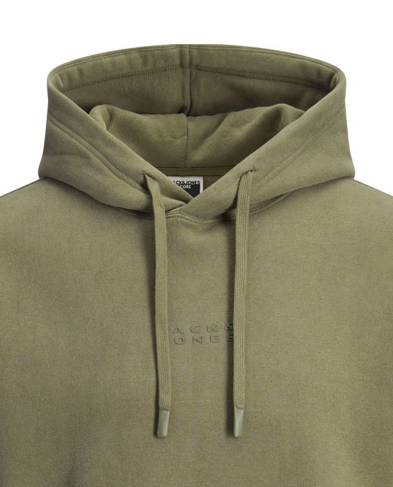 Hanorac JACK &JONES Point Badge Hood Bf - 12285665-Grape Leaf JJ [2]