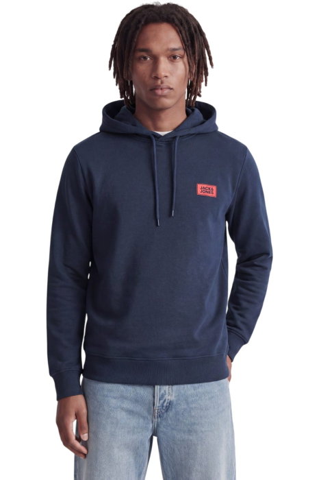 Hanorac JACK &JONES Rush Sweat Hood - 12298428-Navy Blazer [1]
