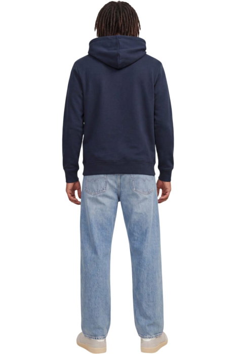 Hanorac JACK &JONES Rush Sweat Hood - 12298428-Navy Blazer [2]