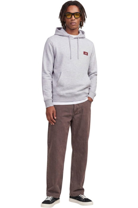 Hanorac JACK &JONES Rush Sweat Hood - 12298428-White Melange [5]