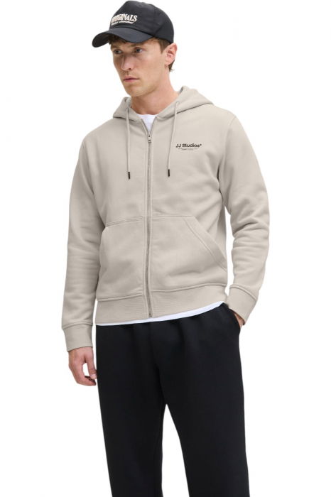 Hanorac JACK &JONES Soho Hood Zip - 12278794-Moonbeam [1]