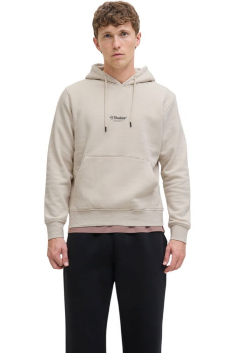 Hanorac JACK &JONES Soho Sweat Hood - 12278789-Moonbeam [1]