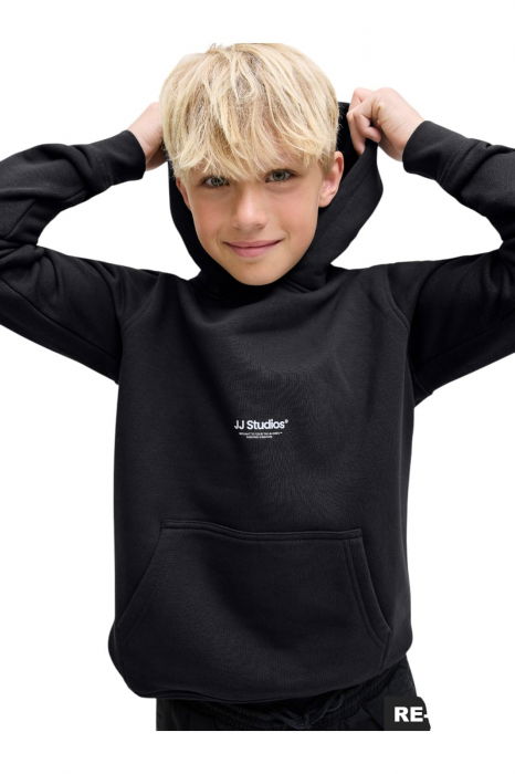 Hanorac JACK &JONES Soho Sweat Hood JNR - 12279109-Black [4]