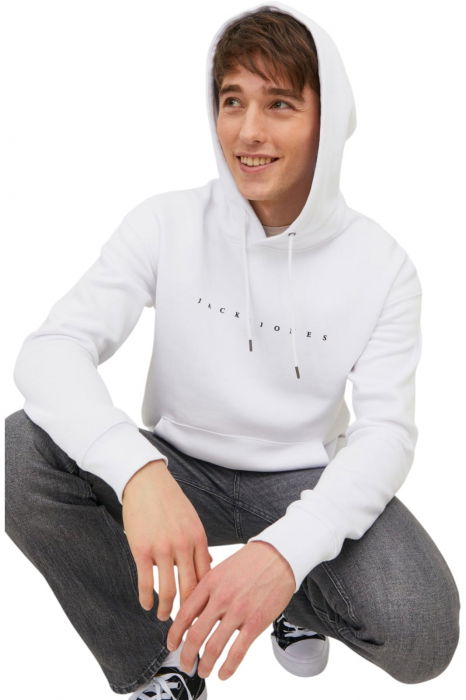 Hanorac JACK &JONES Star JJ Hood - 12233972-White [3]