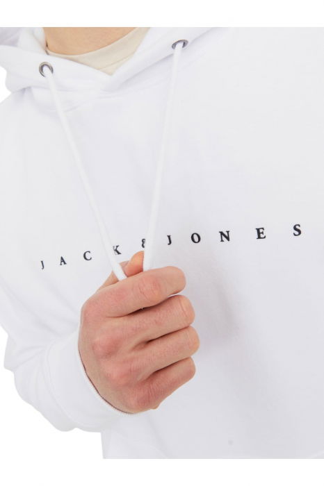Hanorac JACK &JONES Star JJ Hood - 12233972-White [5]