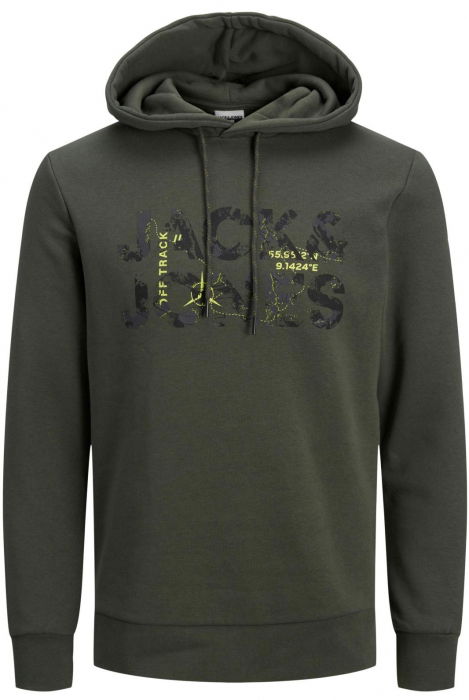 Hanorac JACK &JONES Tech Logo - 12216242-Forest Night [1]