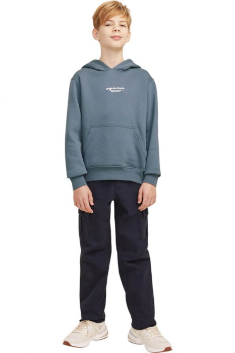 Hanorac JACK &JONES Vesterbro PO Hood JNR - 12242469-Stormy Weather [5]