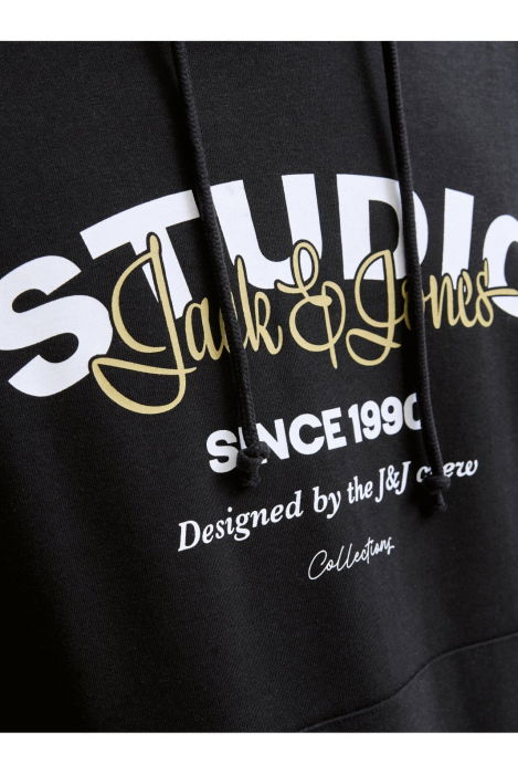 Hanorac JACK &JONES Yuki Sweat Hood BF - 12278611-Black [4]