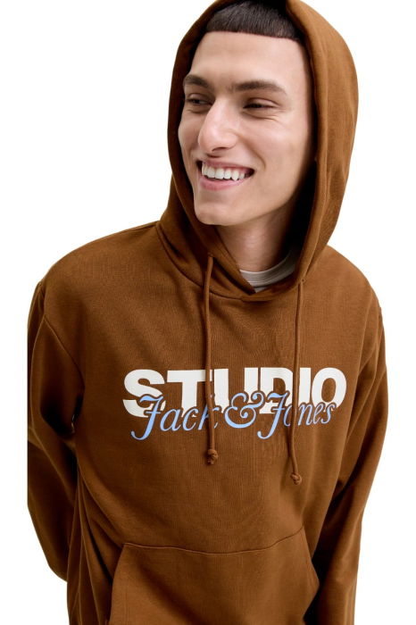 Hanorac JACK &JONES Yuki Sweat Hood BF - 12278611-Monks Robe [3]