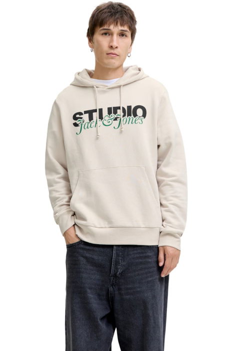 Hanorac JACK &JONES Yuki Sweat Hood BF - 12278611-Moonbeam [1]