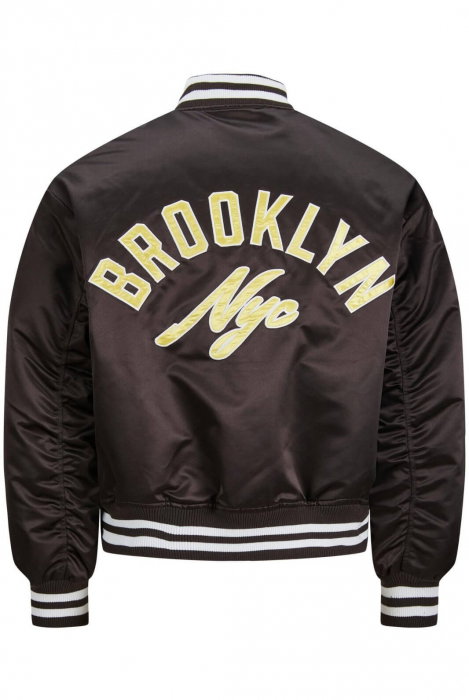Jacheta JACK &JONES Baxter Bomber - 12246677-Chocolate [2]