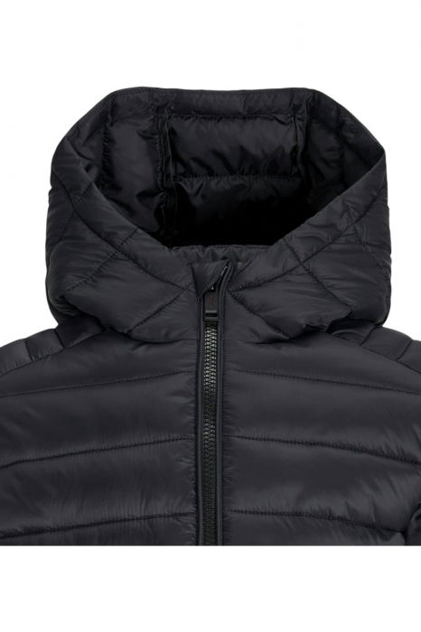 Jacheta JACK &JONES Bradley Light Puffer Hood JNR - 12280991-Black [2]