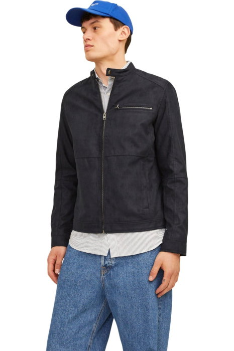 Jacheta JACK &JONES Dylan Biker - 12264806-Jet Black [1]