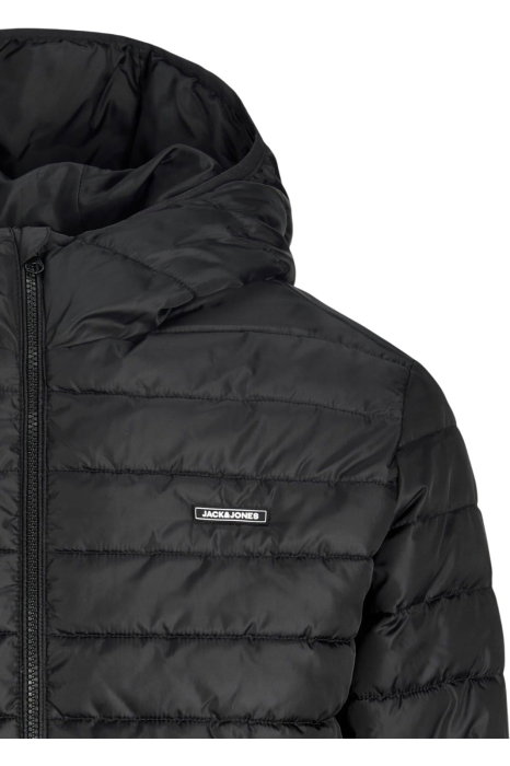 Jacheta JACK &JONES Elvis Light Puffer Hood - 12299198-Black [2]