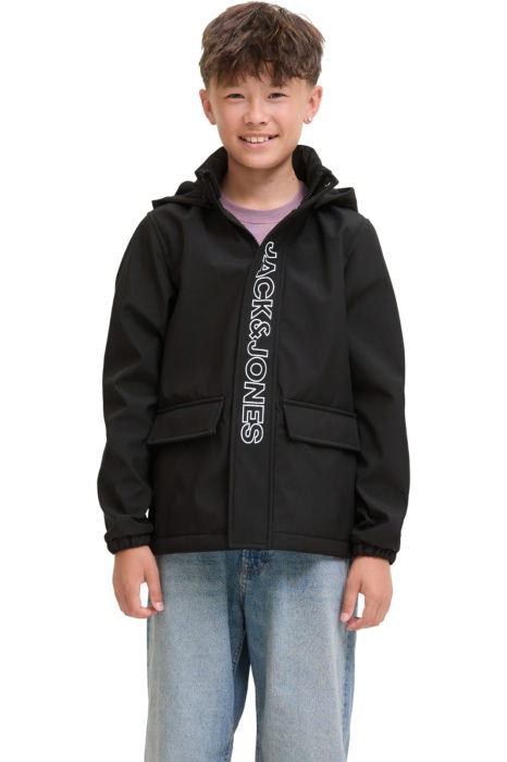 Jacheta JACK &JONES Matt Softshell Hood Sn JNR - 12284629-Black [1]