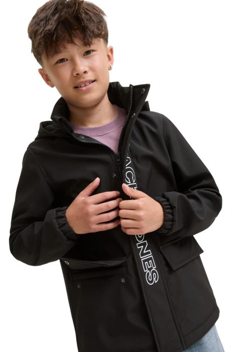 Jacheta JACK &JONES Matt Softshell Hood Sn JNR - 12284629-Black [5]