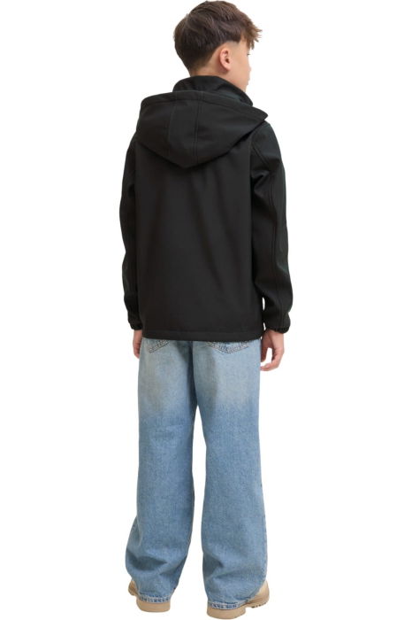 Jacheta JACK &JONES Matt Softshell Hood Sn JNR - 12284629-Black [2]