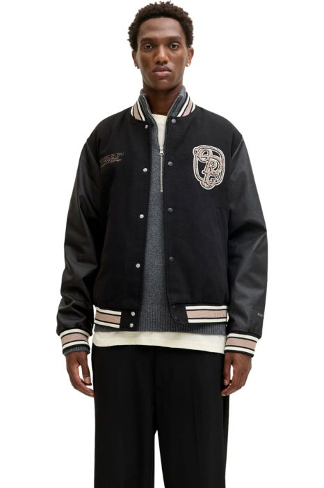 Jacheta JACK &JONES Meadows College Bomber - 12282958-Black [1]