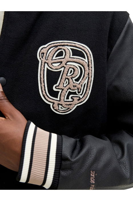 Jacheta JACK &JONES Meadows College Bomber - 12282958-Black [4]