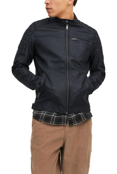 Jacheta JACK &JONES Rocky - 12147218-Black PU [6]