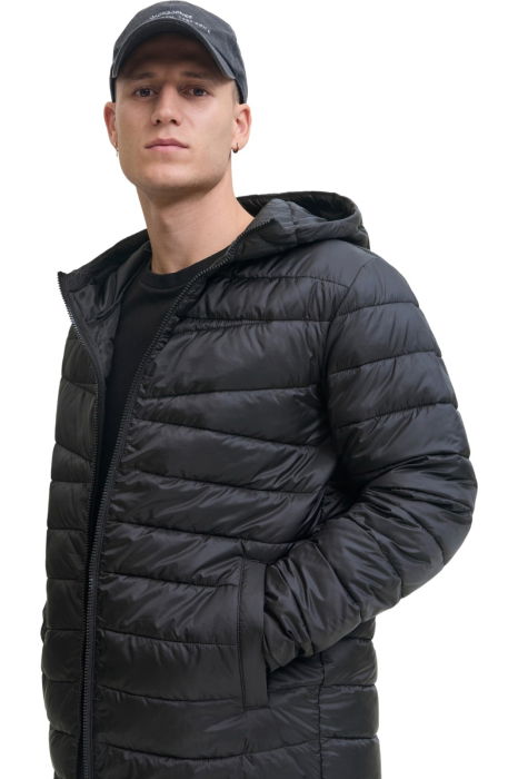 Jacheta JACK &JONES West Light Puffer Hood - 12283196-Black [3]