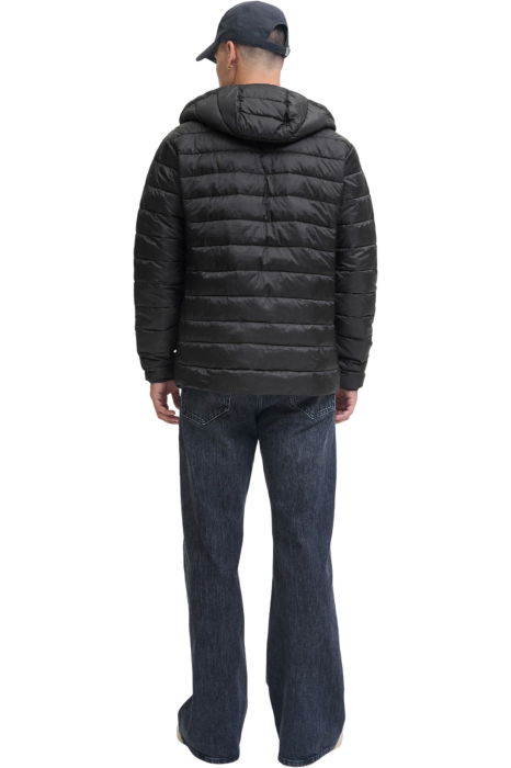 Jacheta JACK &JONES West Light Puffer Hood - 12283196-Black [2]