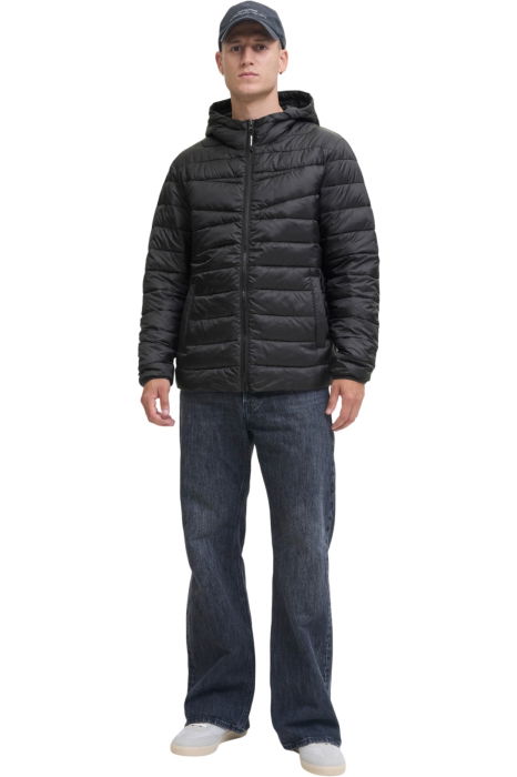Jacheta JACK &JONES West Light Puffer Hood - 12283196-Black [6]