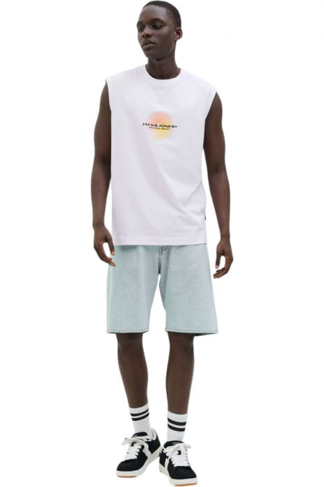 Maiou JACK &JONES Alma Sleeveless Crew - 12276950-Bright White [5]