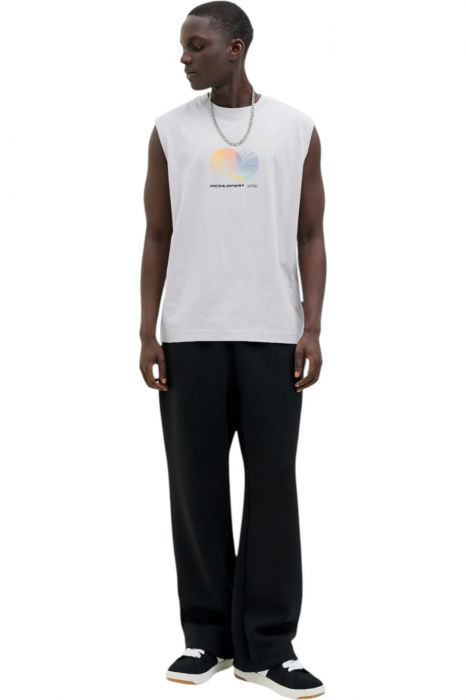 Maiou JACK &JONES Alma Sleeveless Crew - 12276950-Gray Dawn [5]