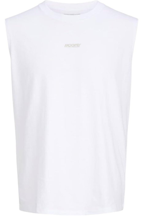Maiou JACK &JONES Club Print Sl - 12295023-Bright White [1]
