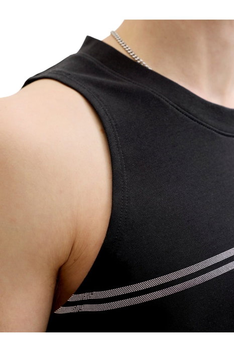 Maiou JACK &JONES Fusion Chest Brand - 12295005-Black [3]