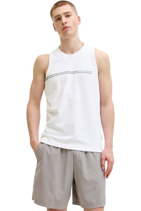 Maiou JACK &JONES Fusion Chest Brand - 12295005-Bright White [1]