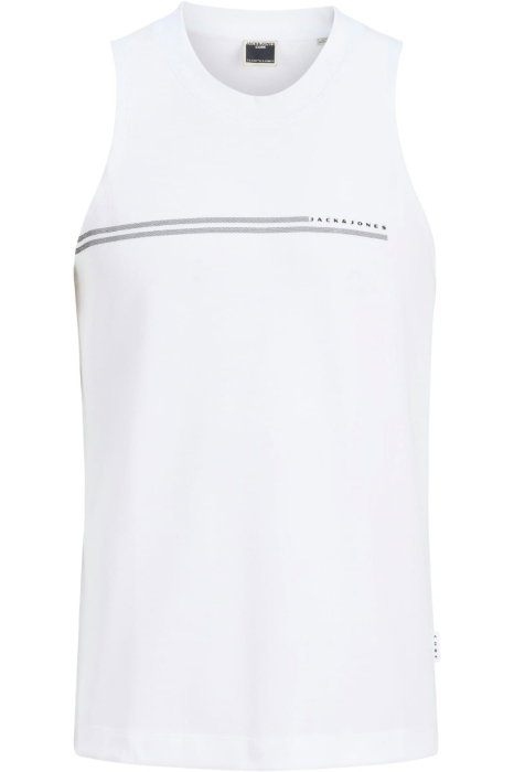 Maiou JACK &JONES Fusion Chest Brand - 12295005-Bright White [3]
