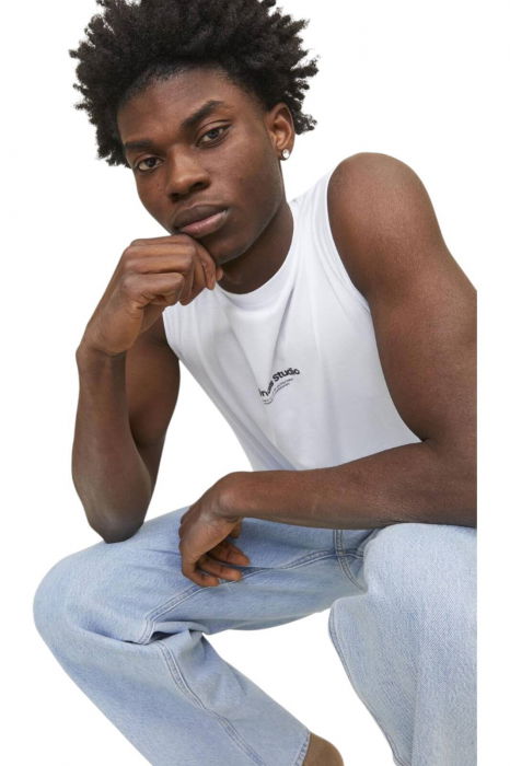 Maiou JACK &JONES Vesterbro SN - 12250430-Bright White [4]