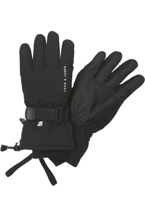 Manusi JACK &JONES Valley Gloves Ski Aw25 - 12284378-Black Beauty 5F [2]