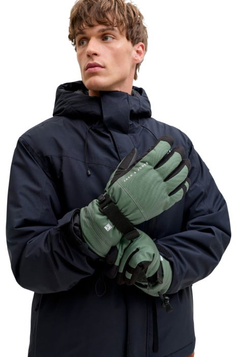 Manusi JACK &JONES Valley Gloves Ski Aw25 - 12284378-Laurel Wreath 5F [4]