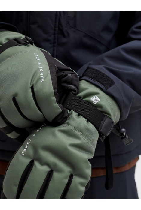 Manusi JACK &JONES Valley Gloves Ski Aw25 - 12284378-Laurel Wreath 5F [5]