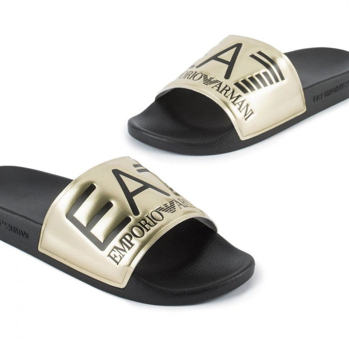 Papuci Emporio Armani EA7 Maxi Logo - XCC22-XCP001-D467 [4]