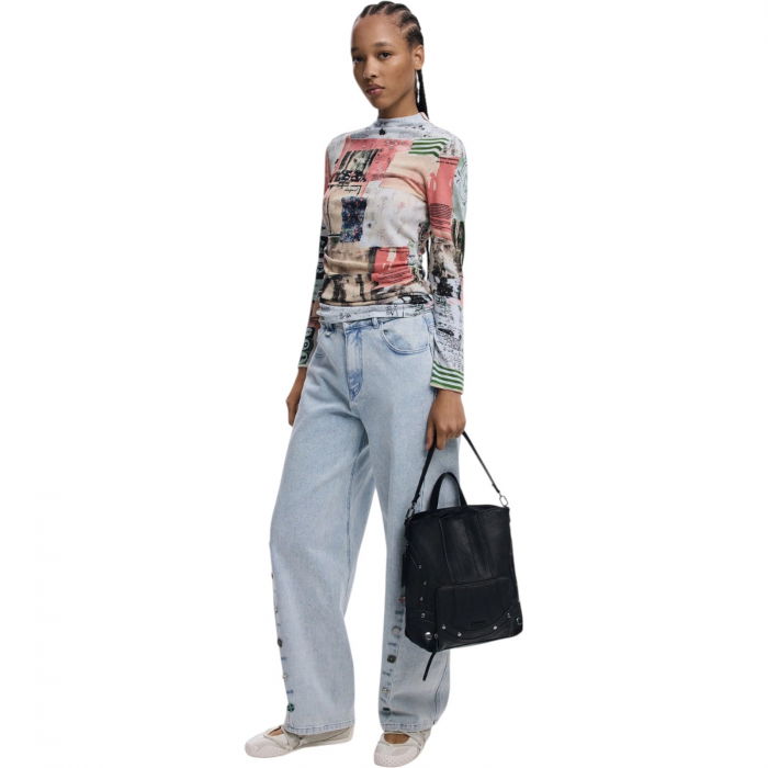 Rucsac Desigual Embro Patch Pretoria Mini Black 7L - 25WAKP24-2000 [7]