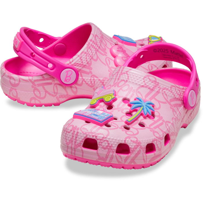 Saboti Crocs Classic Mattel Pink Barbie T Kids - 211407-90H [3]