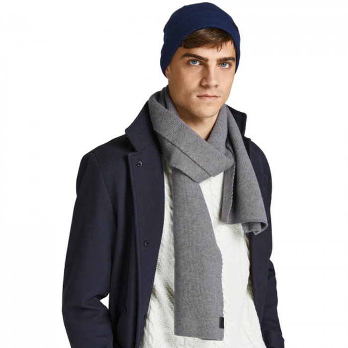 Set cadou JACK &JONES Beanie & Scraf - 12163827-Navy Blazer [4]