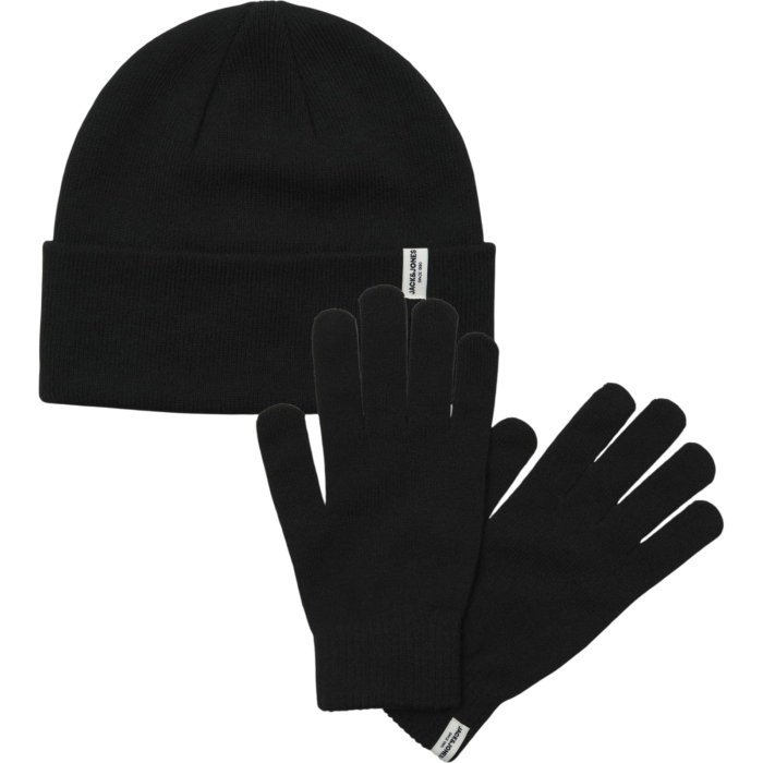 Set cadou JACK &JONES Cooper Beanie And Gloves Giftbox - 12289070-Black [1]