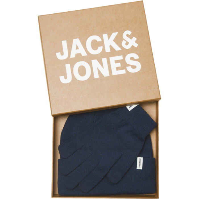 Set cadou JACK &JONES Cooper Beanie And Gloves Giftbox - 12289070-Navy Blazer [3]