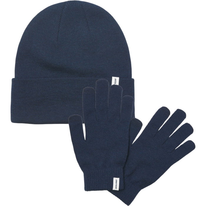 Set cadou JACK &JONES Cooper Beanie And Gloves Giftbox - 12289070-Navy Blazer [1]