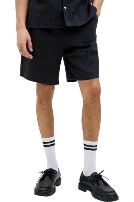 Short JACK &JONES Aiden Patras - 12274758-Black [1]