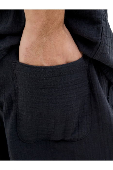 Short JACK &JONES Aiden Patras - 12274758-Black [4]