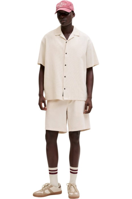 Short JACK &JONES Aiden Waffle Resort - 12295862-Moonbeam [5]
