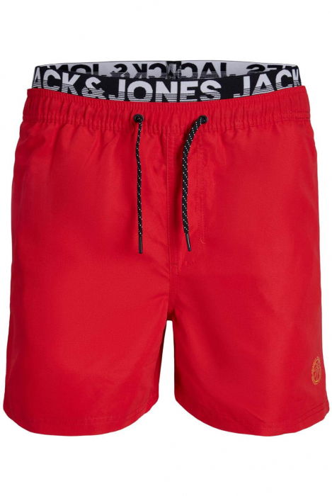 Short JACK &JONES Fiji Swim - 12227254-Chinese Red [1]